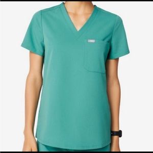 FIGS Clothing Catarina Scrub Top Marine Size Extra Small XS